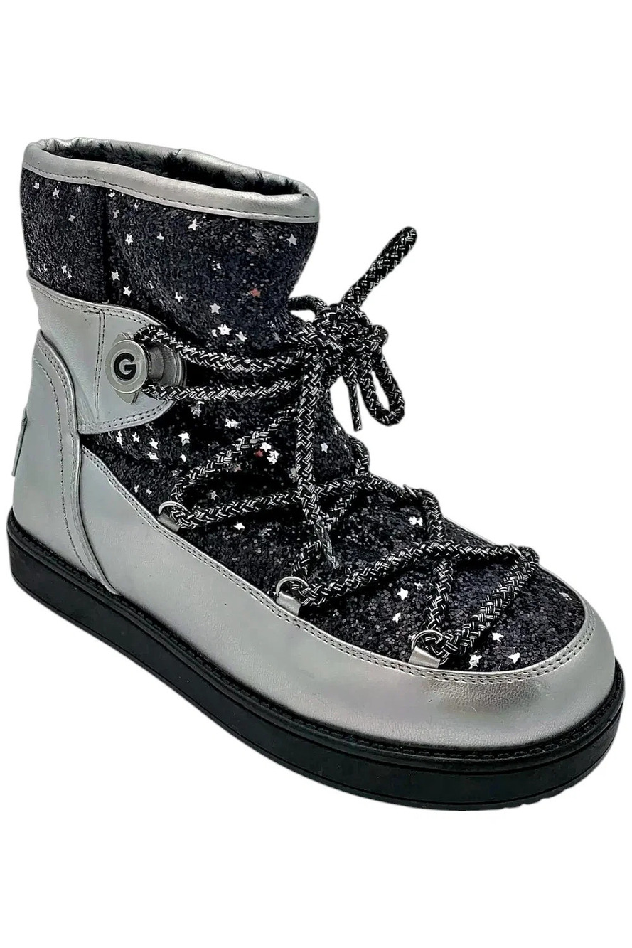 G by Guess Women's Shoes Aylan Fabric Closed Toe Ankle Black - Medium